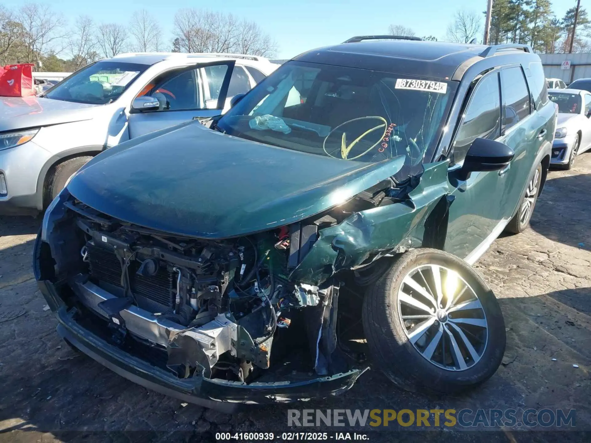 2 fotografías del automóvil dañado 5N1DR3DH1RC223387 NISSAN PATHFINDER 2024