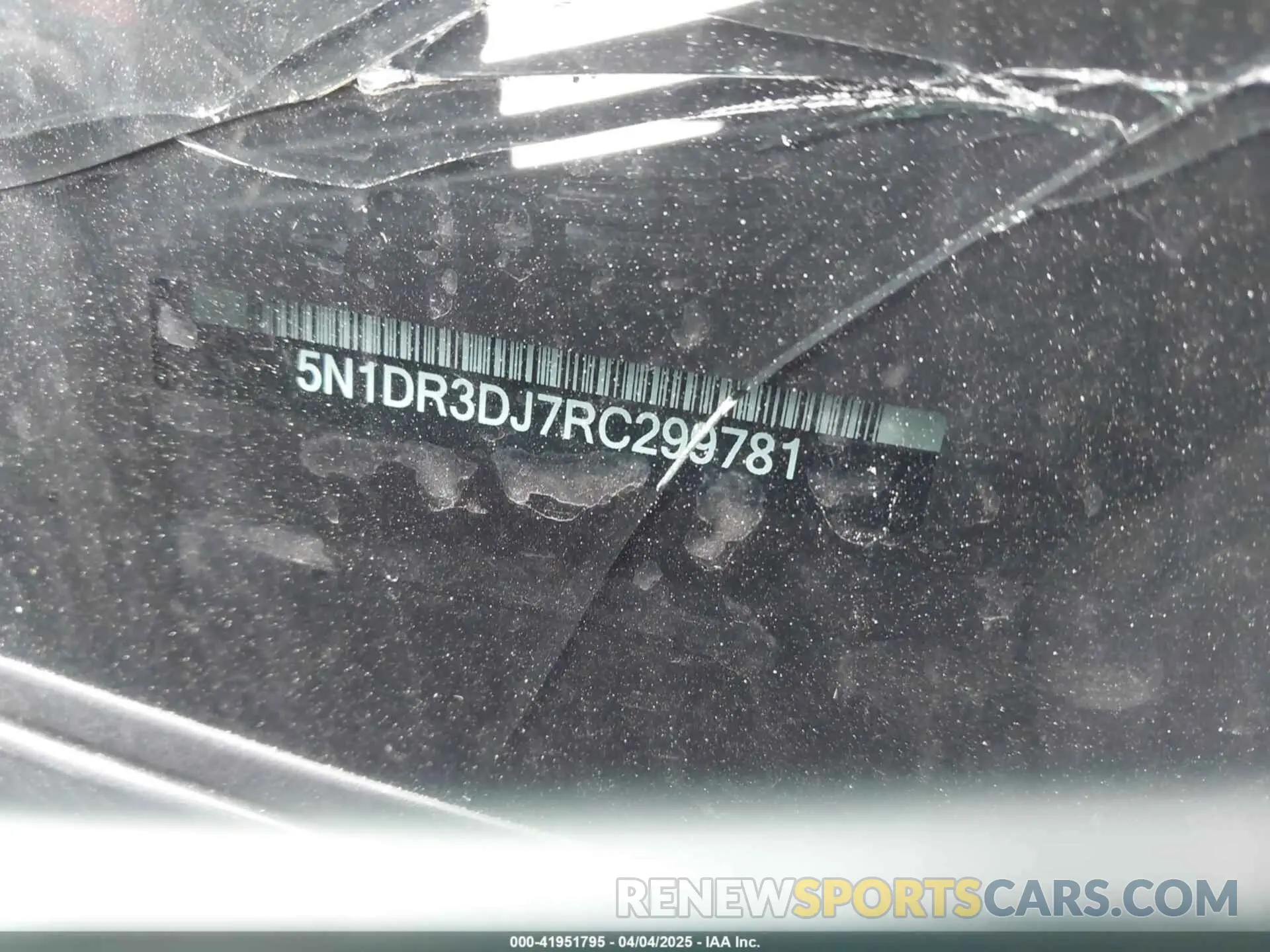 9 fotografías del automóvil dañado 5N1DR3DJ7RC299781 NISSAN PATHFINDER 2024