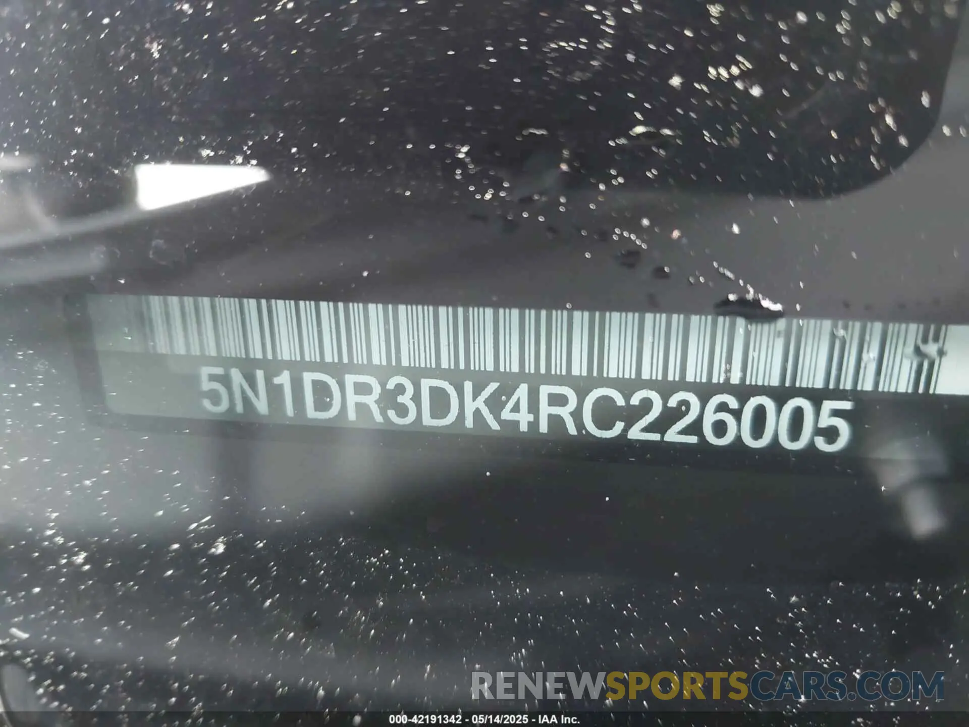 17 fotografías del automóvil dañado 5N1DR3DK4RC226005 NISSAN PATHFINDER 2024