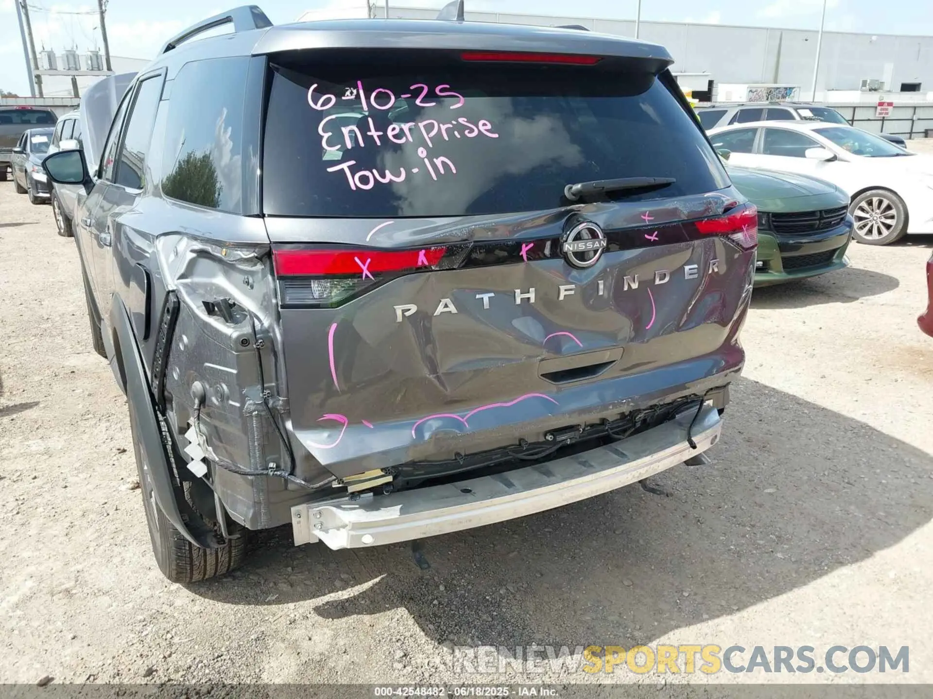 6 fotografías del automóvil dañado 5N1DR3BA4SC211987 NISSAN PATHFINDER 2025