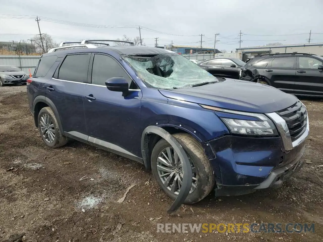 4 fotografías del automóvil dañado 5N1DR3CD4SC214039 NISSAN PATHFINDER 2025