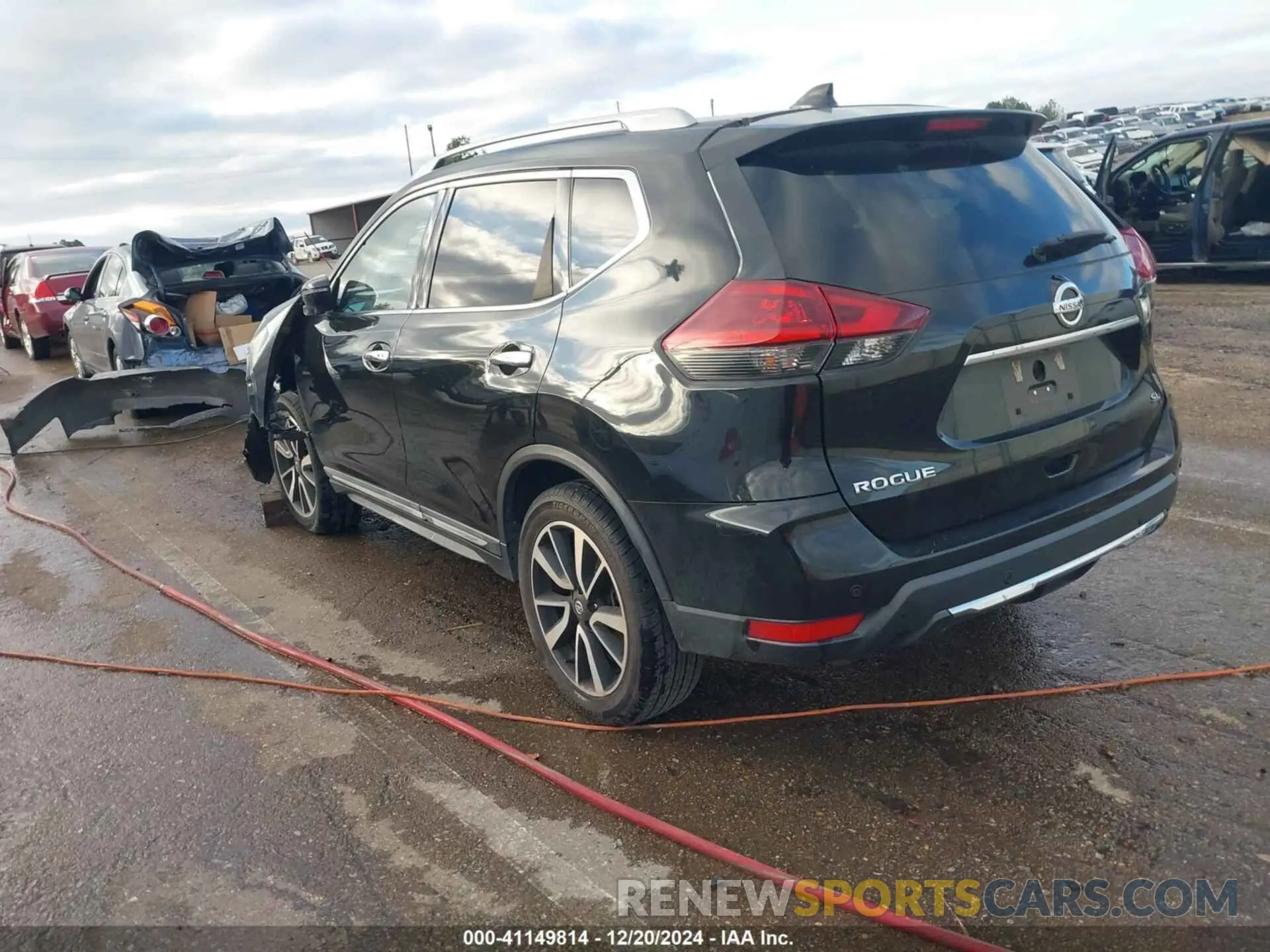 3 fotografías del automóvil dañado 5N1AT2MT0KC789324 NISSAN ROGUE 2019