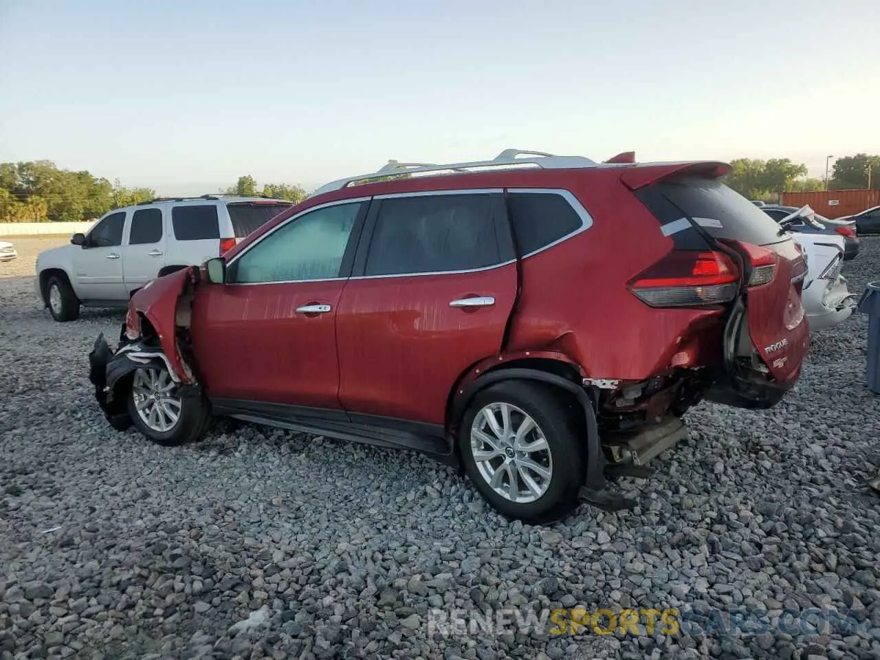 2 fotografías del automóvil dañado 5N1AT2MT1KC725096 NISSAN ROGUE 2019