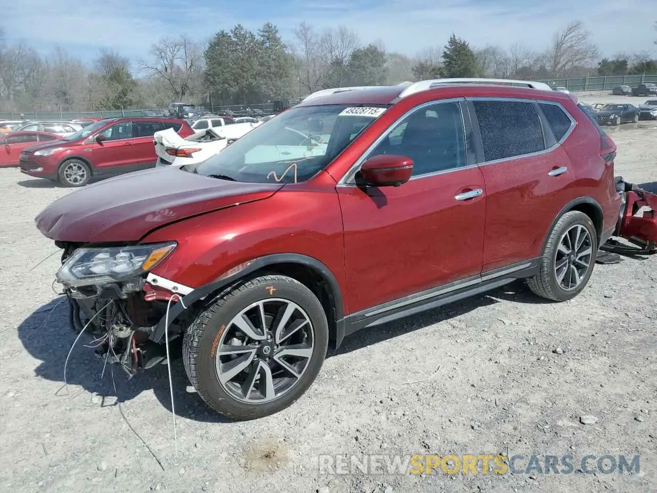1 fotografías del automóvil dañado 5N1AT2MT1KC757112 NISSAN ROGUE 2019