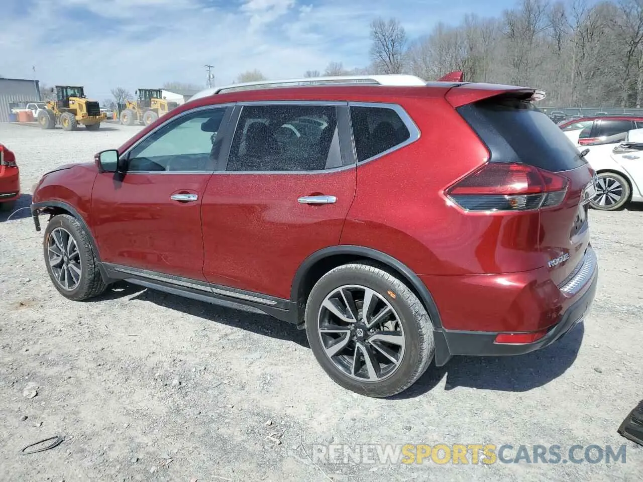 2 fotografías del automóvil dañado 5N1AT2MT1KC757112 NISSAN ROGUE 2019
