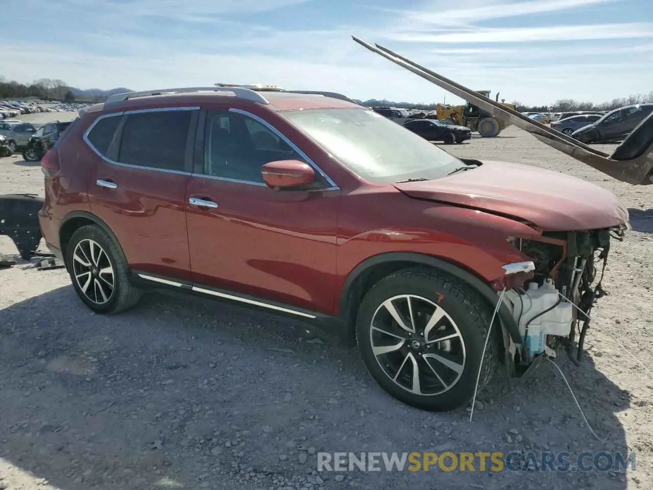 4 fotografías del automóvil dañado 5N1AT2MT1KC757112 NISSAN ROGUE 2019