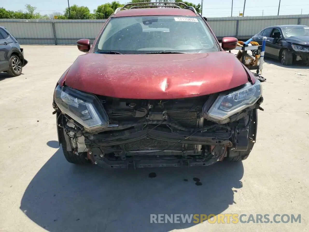 5 fotografías del automóvil dañado 5N1AT2MT2KC798154 NISSAN ROGUE 2019