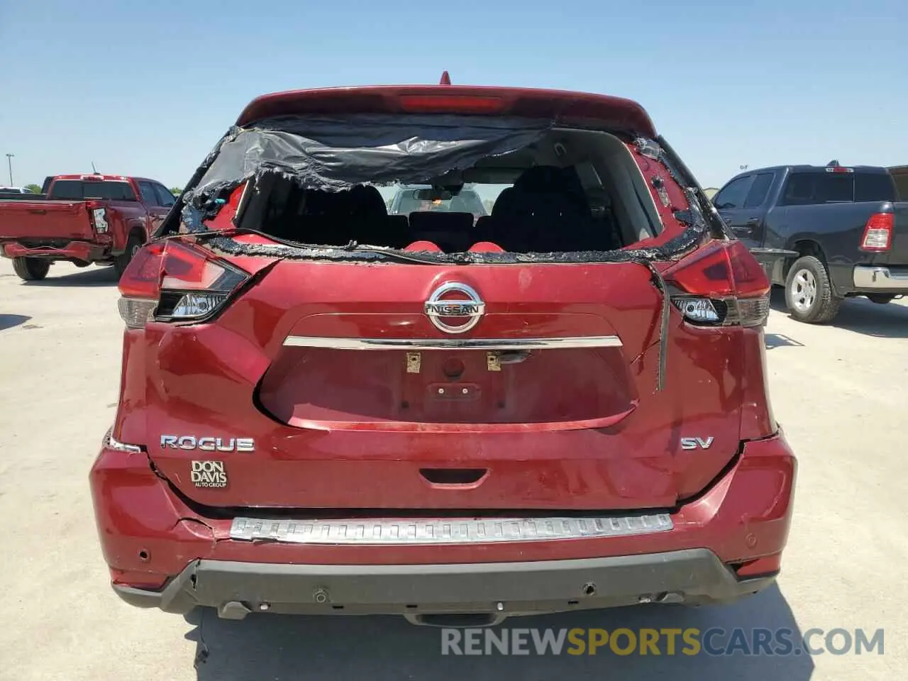 6 fotografías del automóvil dañado 5N1AT2MT2KC798154 NISSAN ROGUE 2019