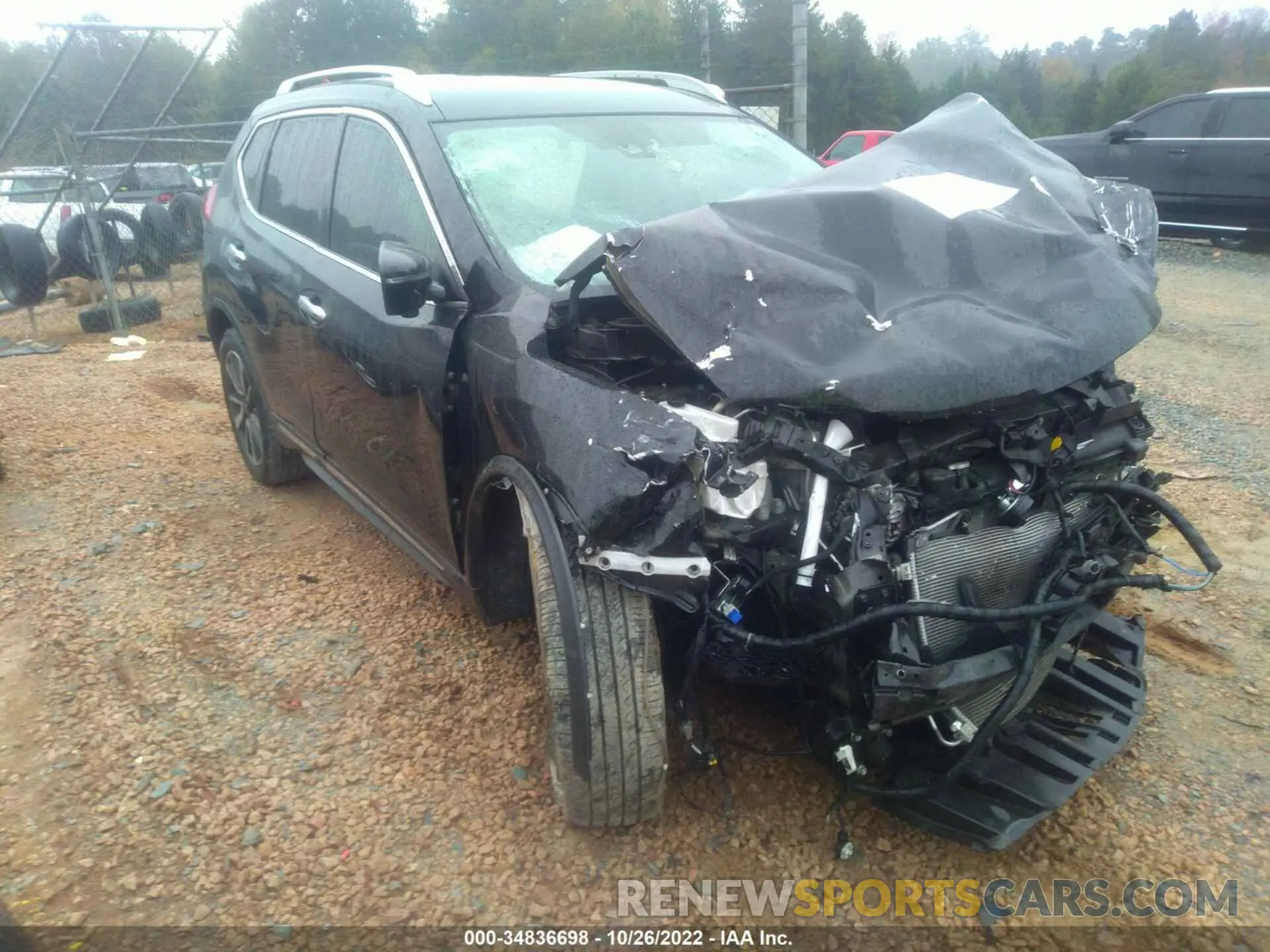 1 fotografías del automóvil dañado 5N1AT2MT2KC817219 NISSAN ROGUE 2019