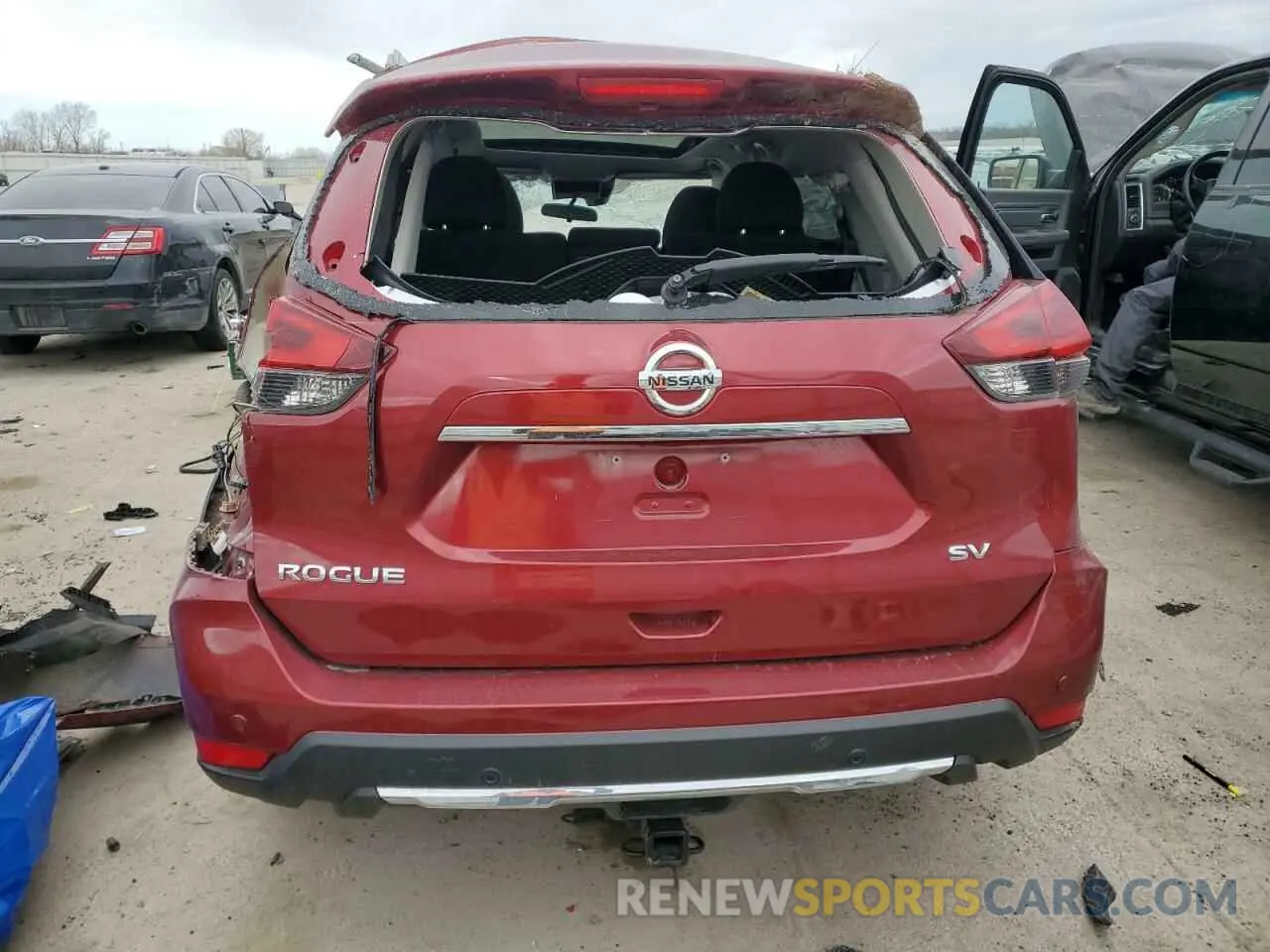 6 fotografías del automóvil dañado 5N1AT2MT2KC827832 NISSAN ROGUE 2019