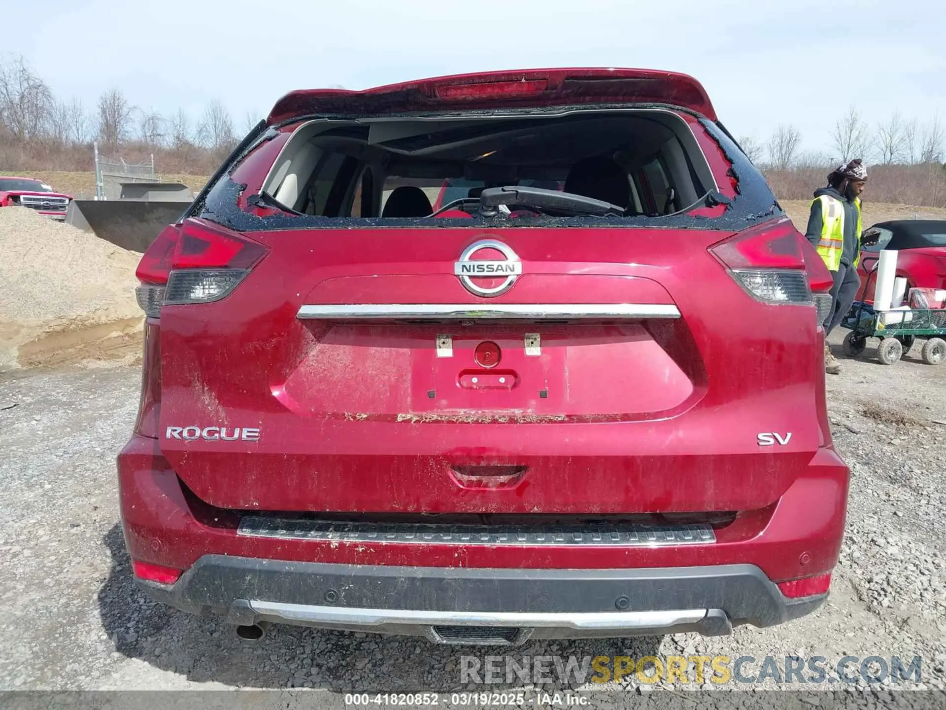 6 fotografías del automóvil dañado 5N1AT2MT3KC709806 NISSAN ROGUE 2019