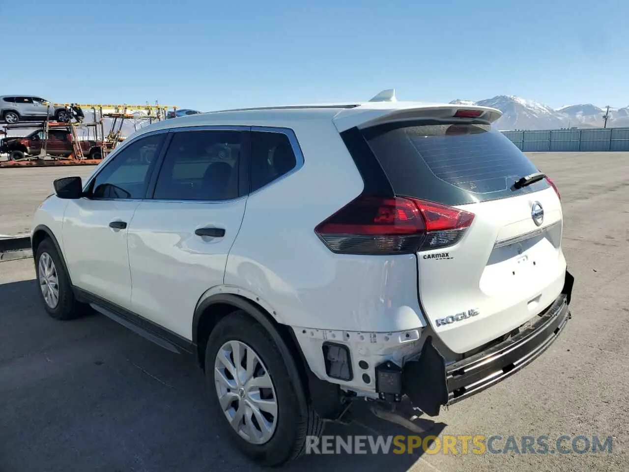 2 fotografías del automóvil dañado 5N1AT2MT3KC782920 NISSAN ROGUE 2019