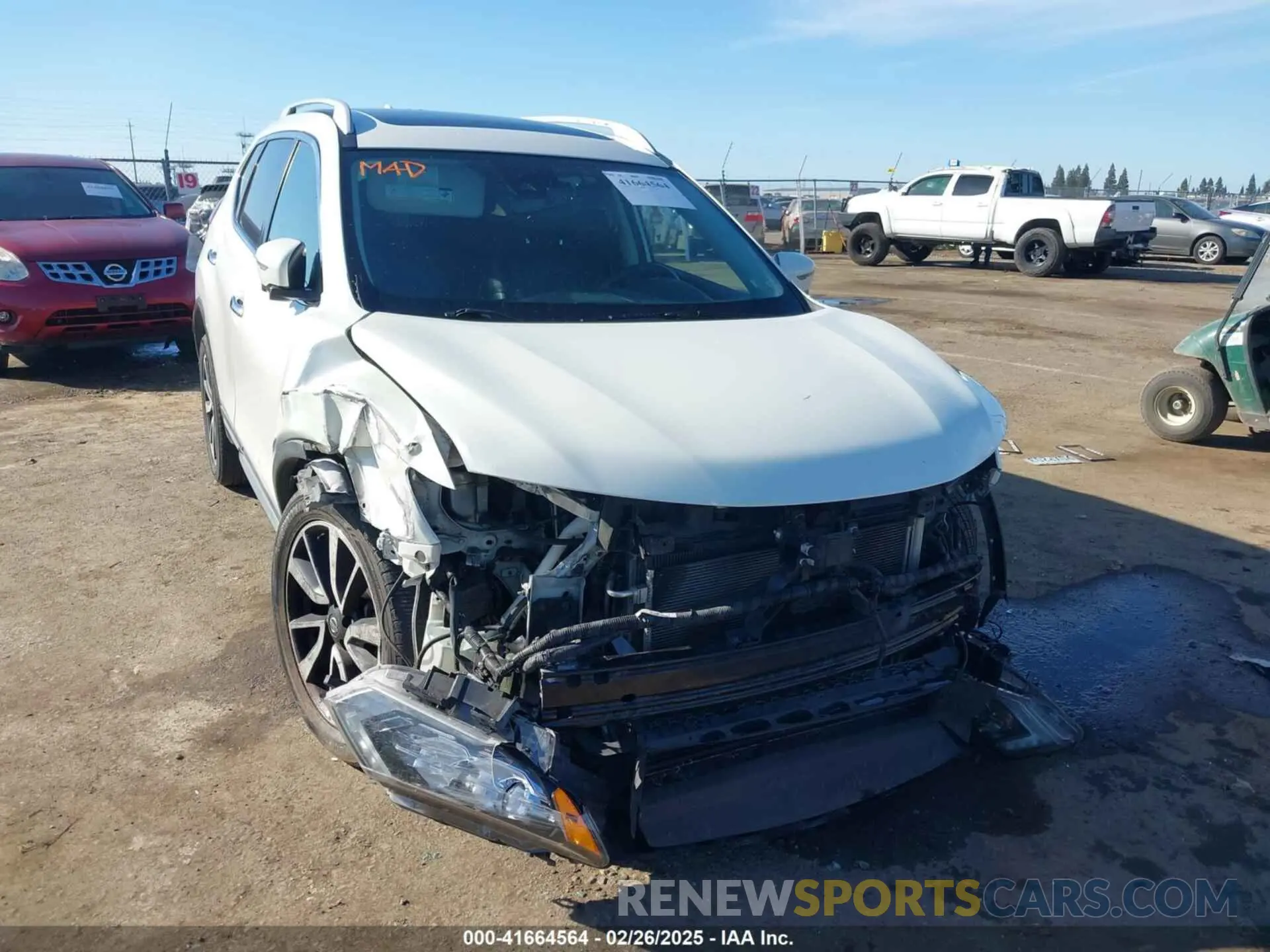 6 fotografías del automóvil dañado 5N1AT2MT3KC799152 NISSAN ROGUE 2019