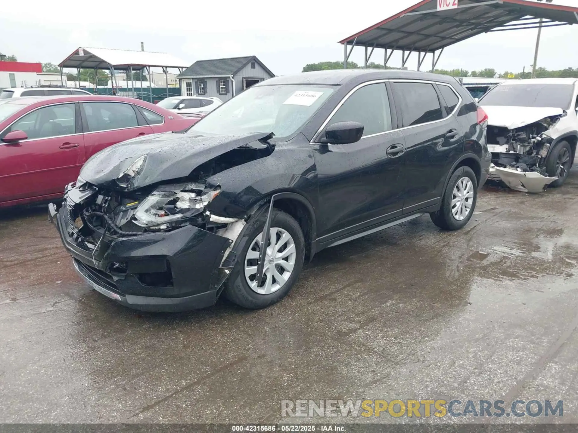 2 fotografías del automóvil dañado 5N1AT2MT3KC819335 NISSAN ROGUE 2019