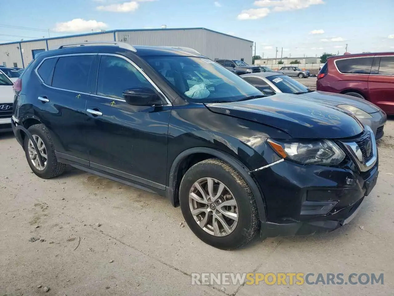 4 fotografías del automóvil dañado 5N1AT2MT3KC837320 NISSAN ROGUE 2019
