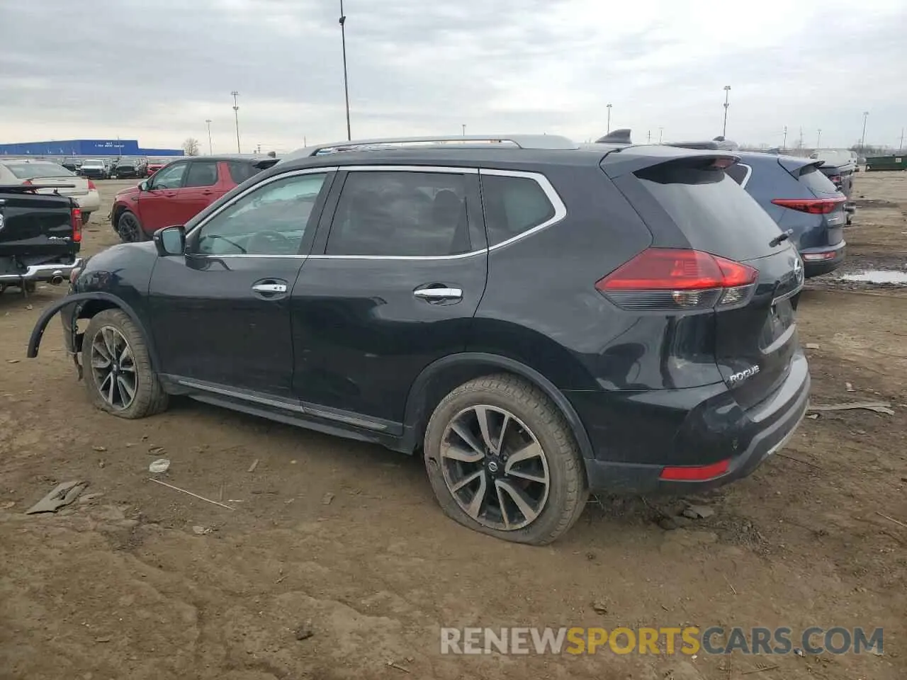 2 fotografías del automóvil dañado 5N1AT2MT4KC785972 NISSAN ROGUE 2019