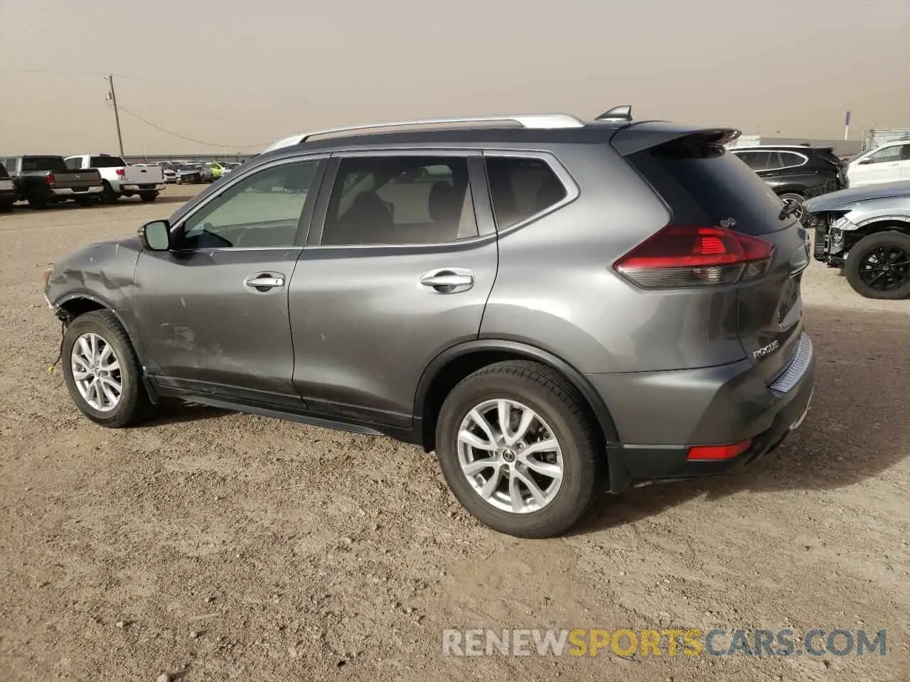 2 fotografías del automóvil dañado 5N1AT2MT4KC801586 NISSAN ROGUE 2019