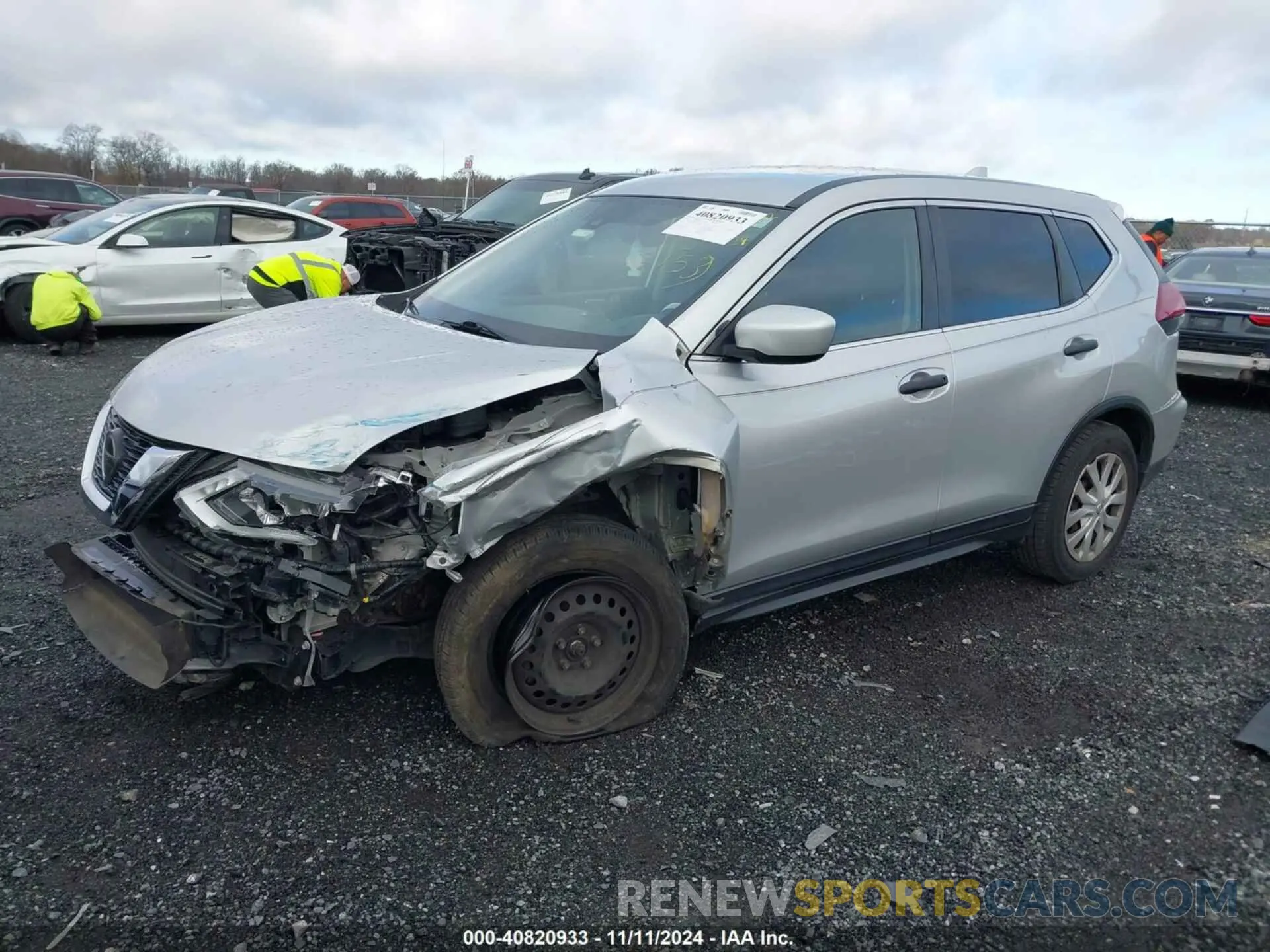 2 fotografías del automóvil dañado 5N1AT2MT5KC790694 NISSAN ROGUE 2019