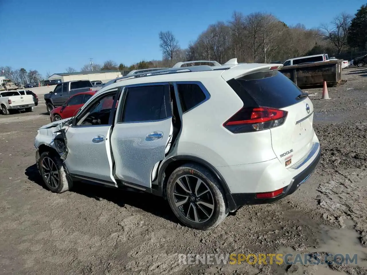 2 fotografías del automóvil dañado 5N1AT2MT5KC825413 NISSAN ROGUE 2019