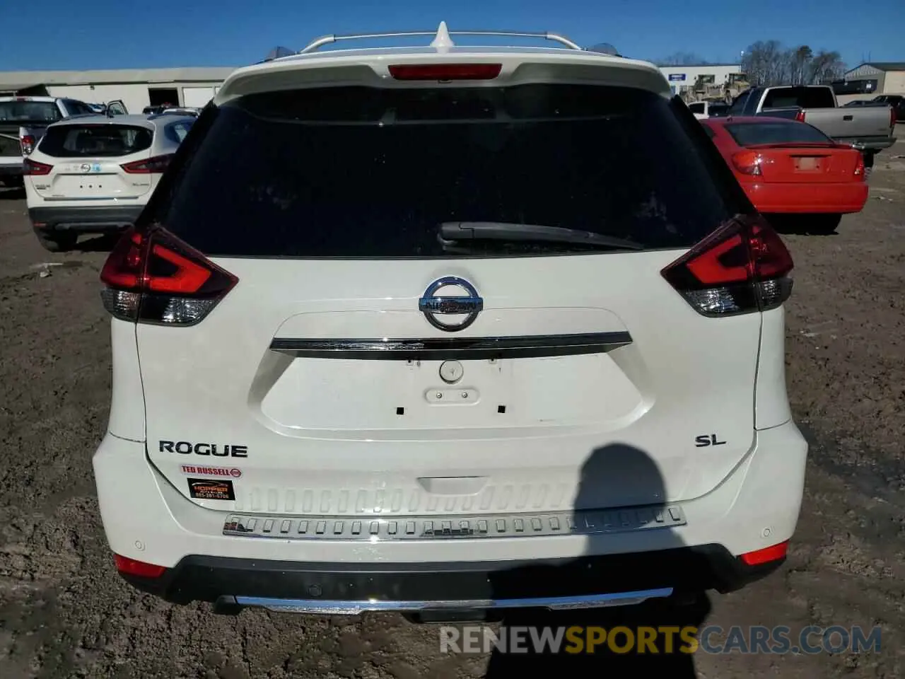 6 fotografías del automóvil dañado 5N1AT2MT5KC825413 NISSAN ROGUE 2019