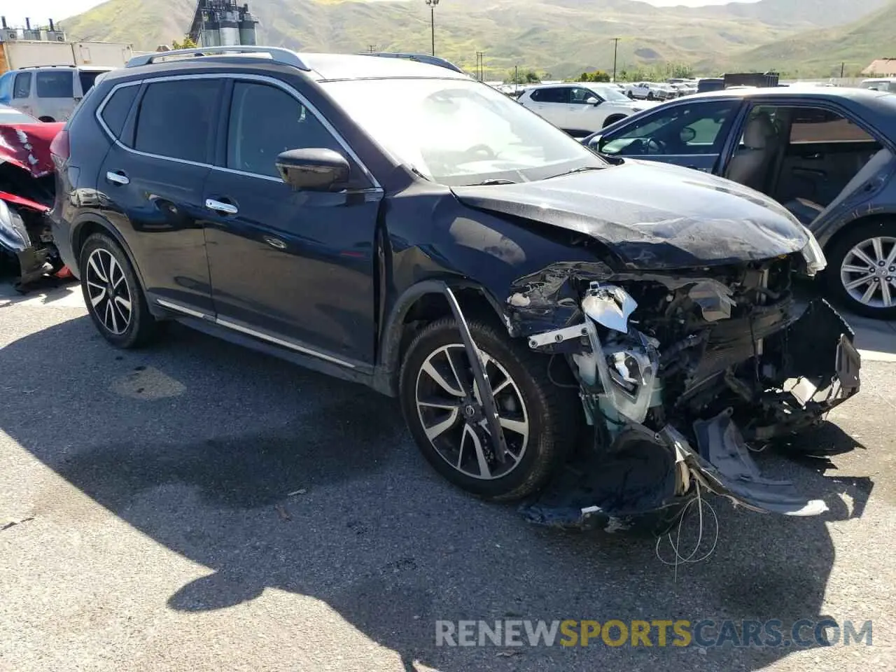 4 fotografías del automóvil dañado 5N1AT2MT6KC761866 NISSAN ROGUE 2019
