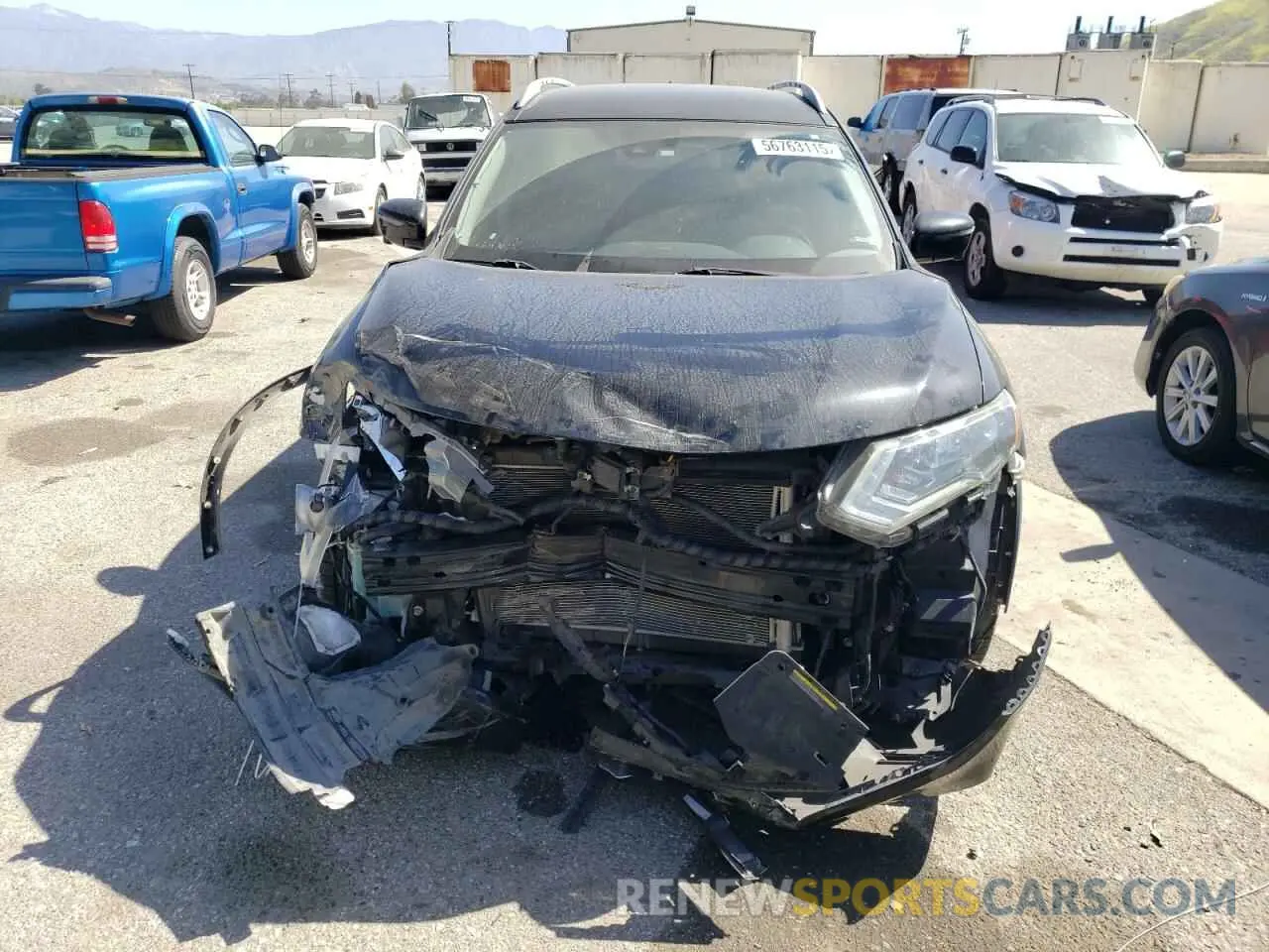 5 fotografías del automóvil dañado 5N1AT2MT6KC761866 NISSAN ROGUE 2019