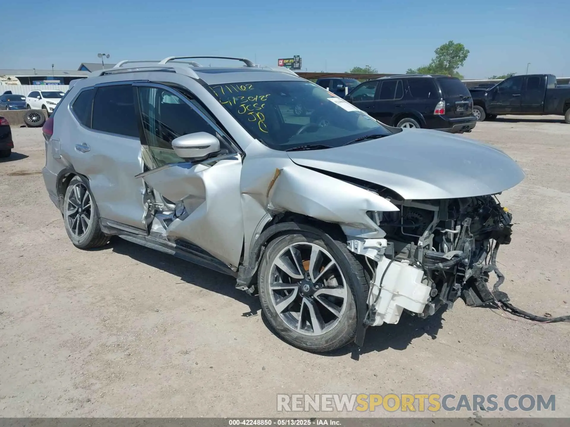 1 fotografías del automóvil dañado 5N1AT2MT7KC706102 NISSAN ROGUE 2019