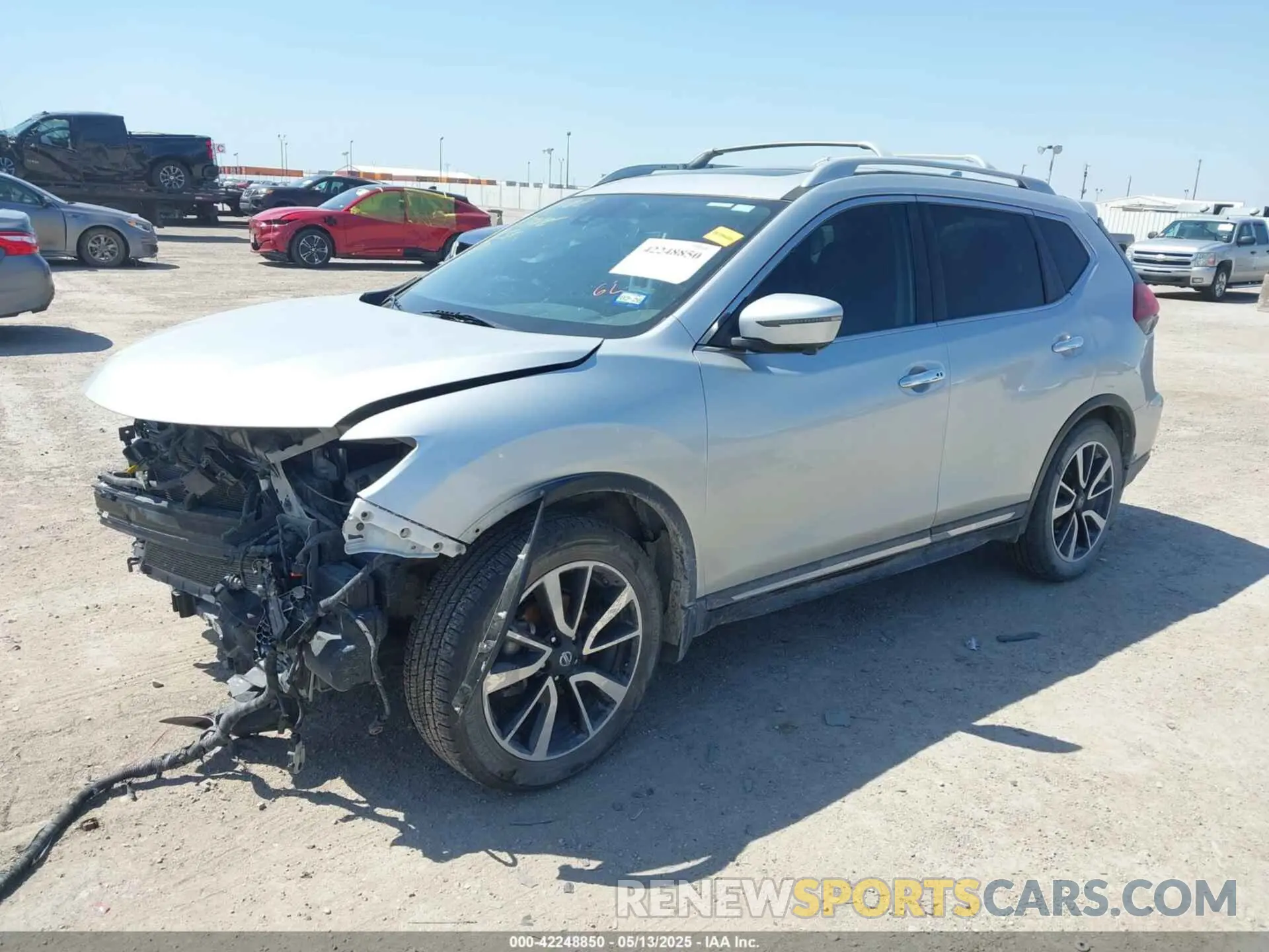 2 fotografías del automóvil dañado 5N1AT2MT7KC706102 NISSAN ROGUE 2019