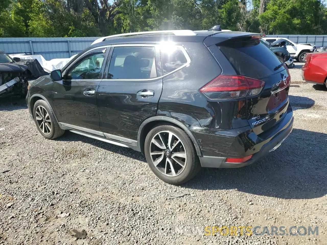 2 fotografías del automóvil dañado 5N1AT2MT7KC761052 NISSAN ROGUE 2019