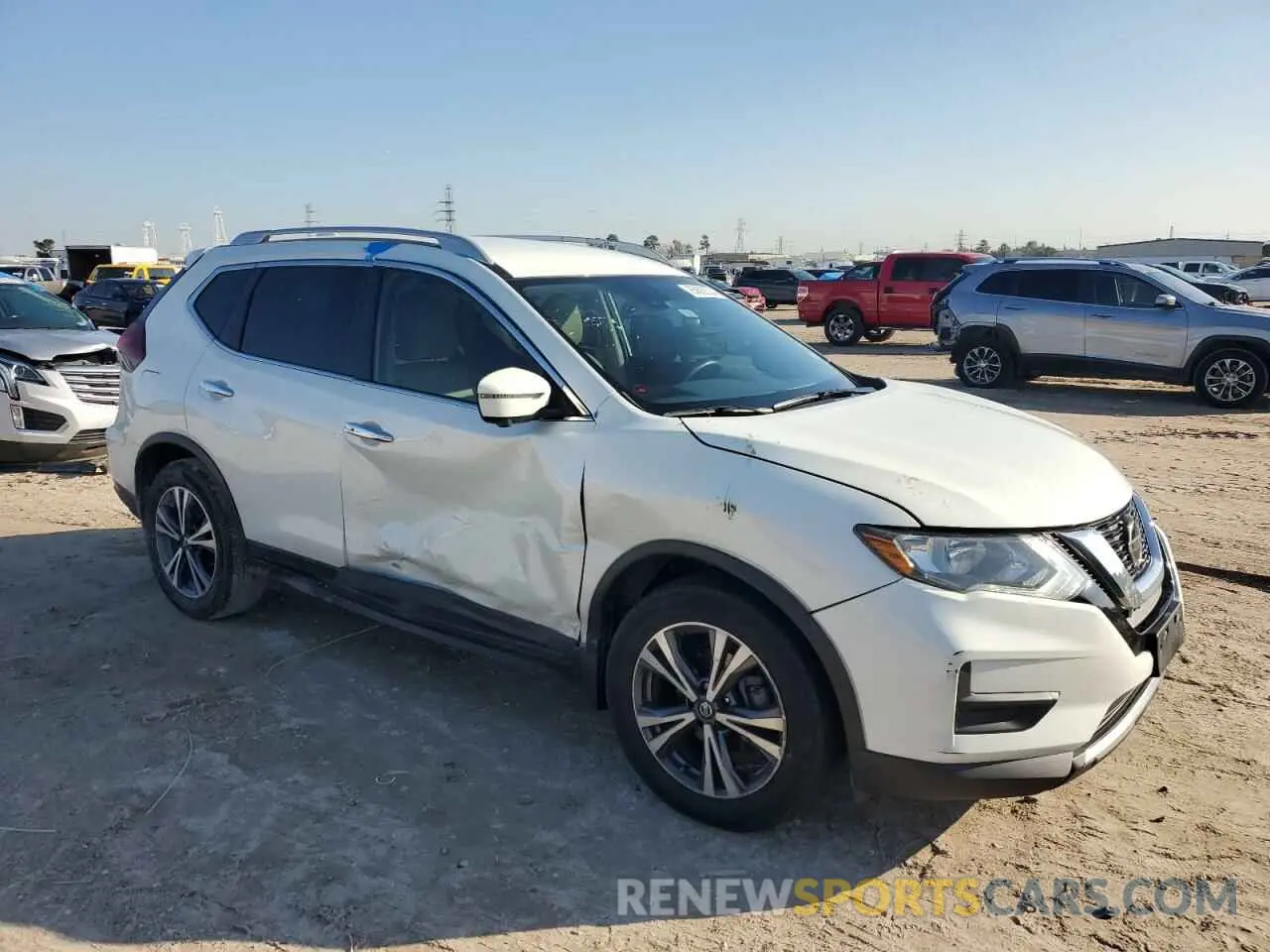 4 fotografías del automóvil dañado 5N1AT2MT7KC787330 NISSAN ROGUE 2019