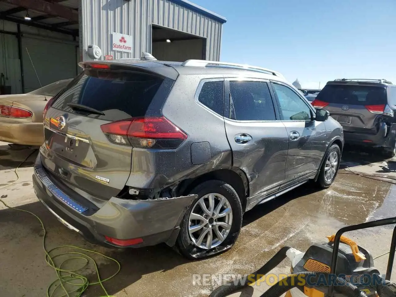 3 fotografías del automóvil dañado 5N1AT2MT7KC801968 NISSAN ROGUE 2019
