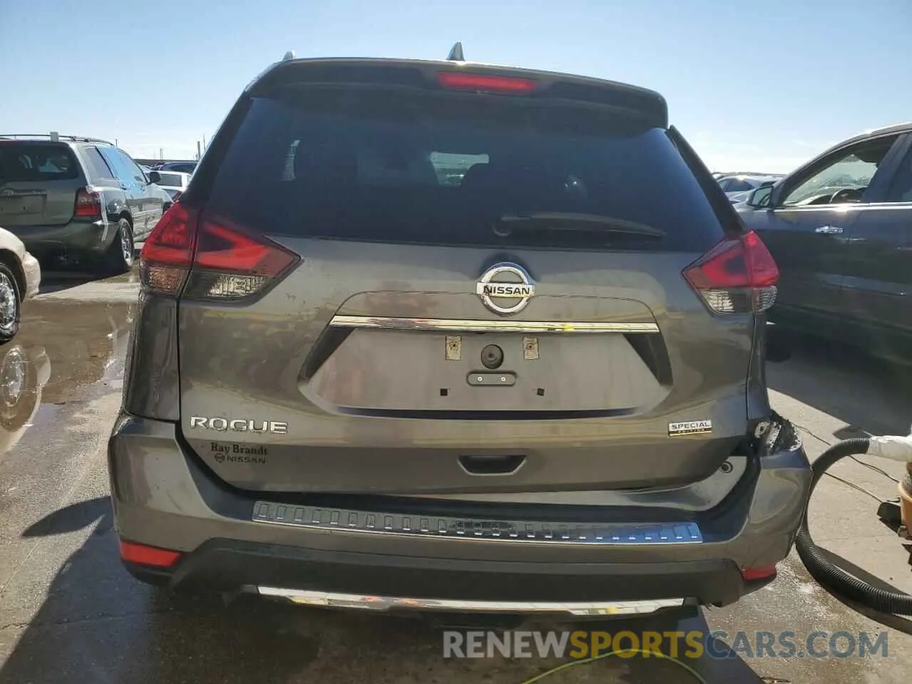 6 fotografías del automóvil dañado 5N1AT2MT7KC801968 NISSAN ROGUE 2019