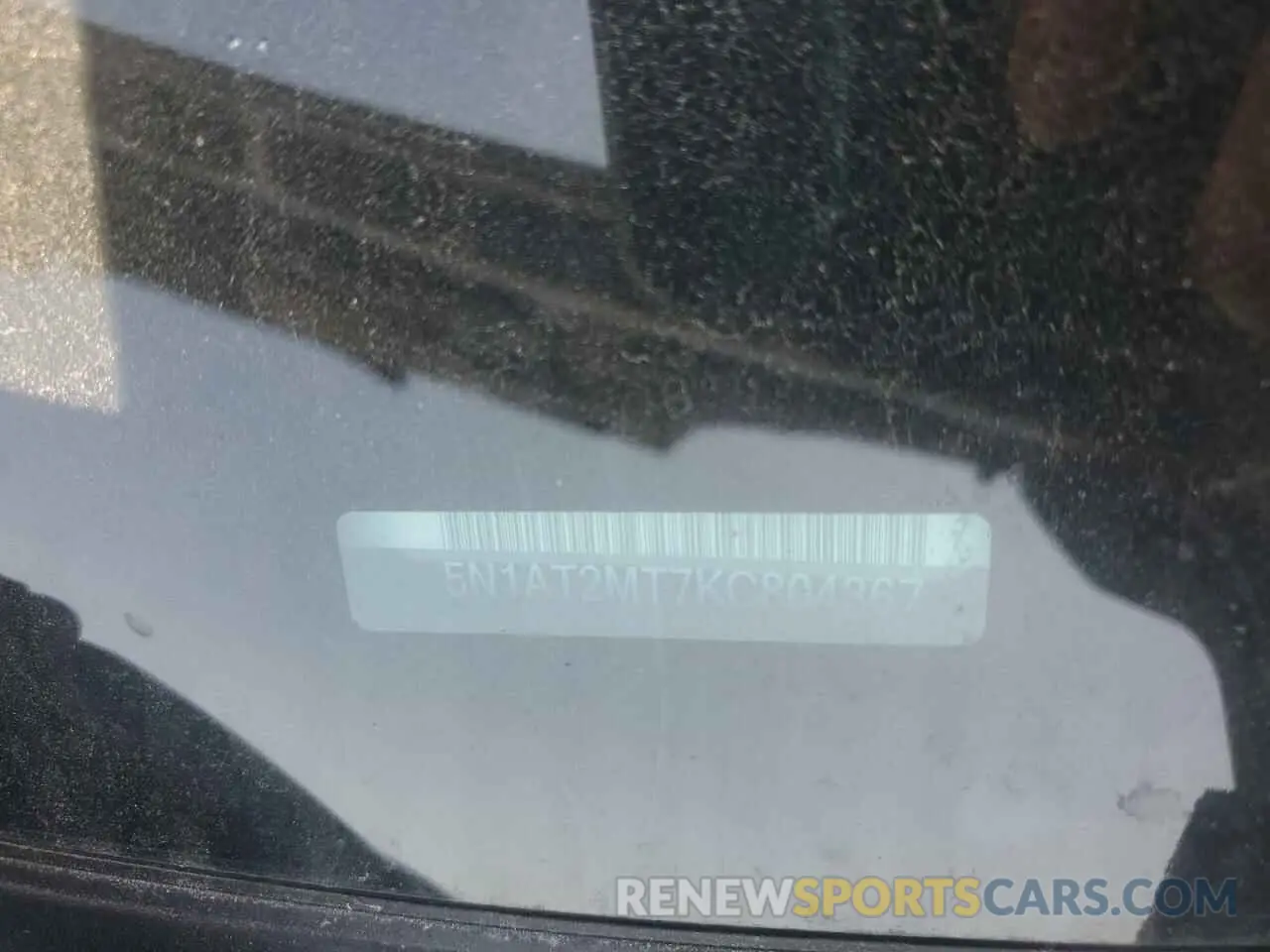 13 fotografías del automóvil dañado 5N1AT2MT7KC804367 NISSAN ROGUE 2019
