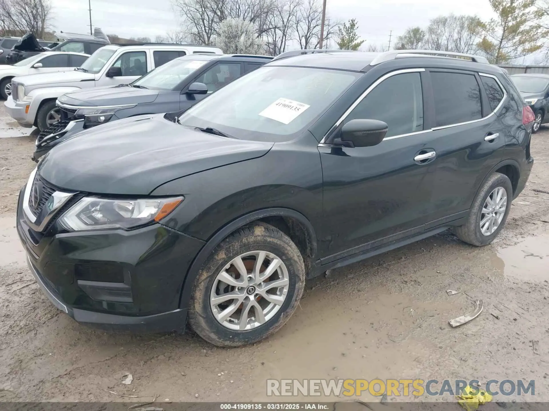 2 fotografías del automóvil dañado 5N1AT2MT8KC701247 NISSAN ROGUE 2019