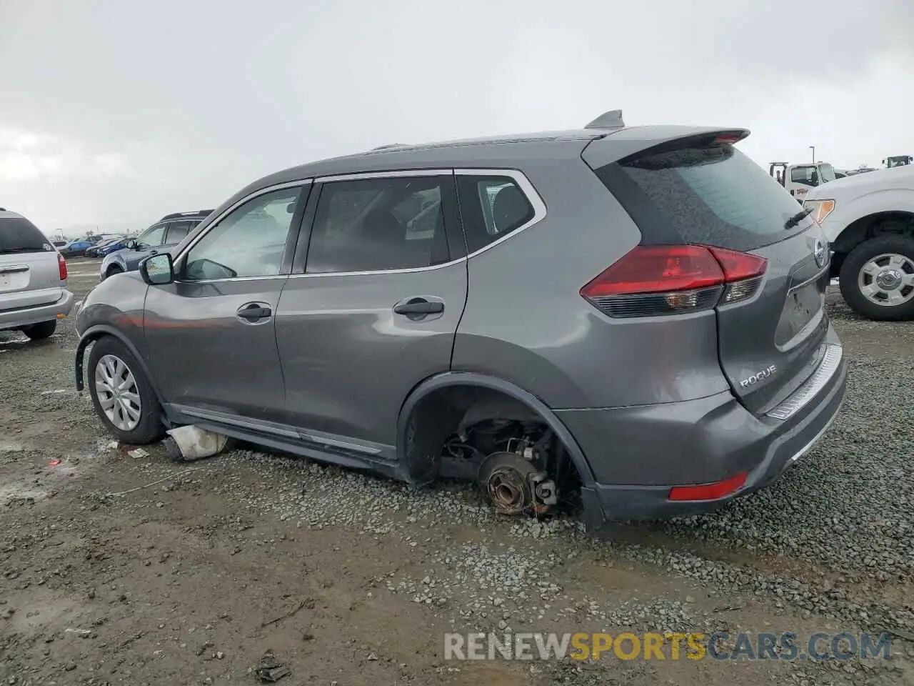 2 fotografías del automóvil dañado 5N1AT2MT8KC754546 NISSAN ROGUE 2019