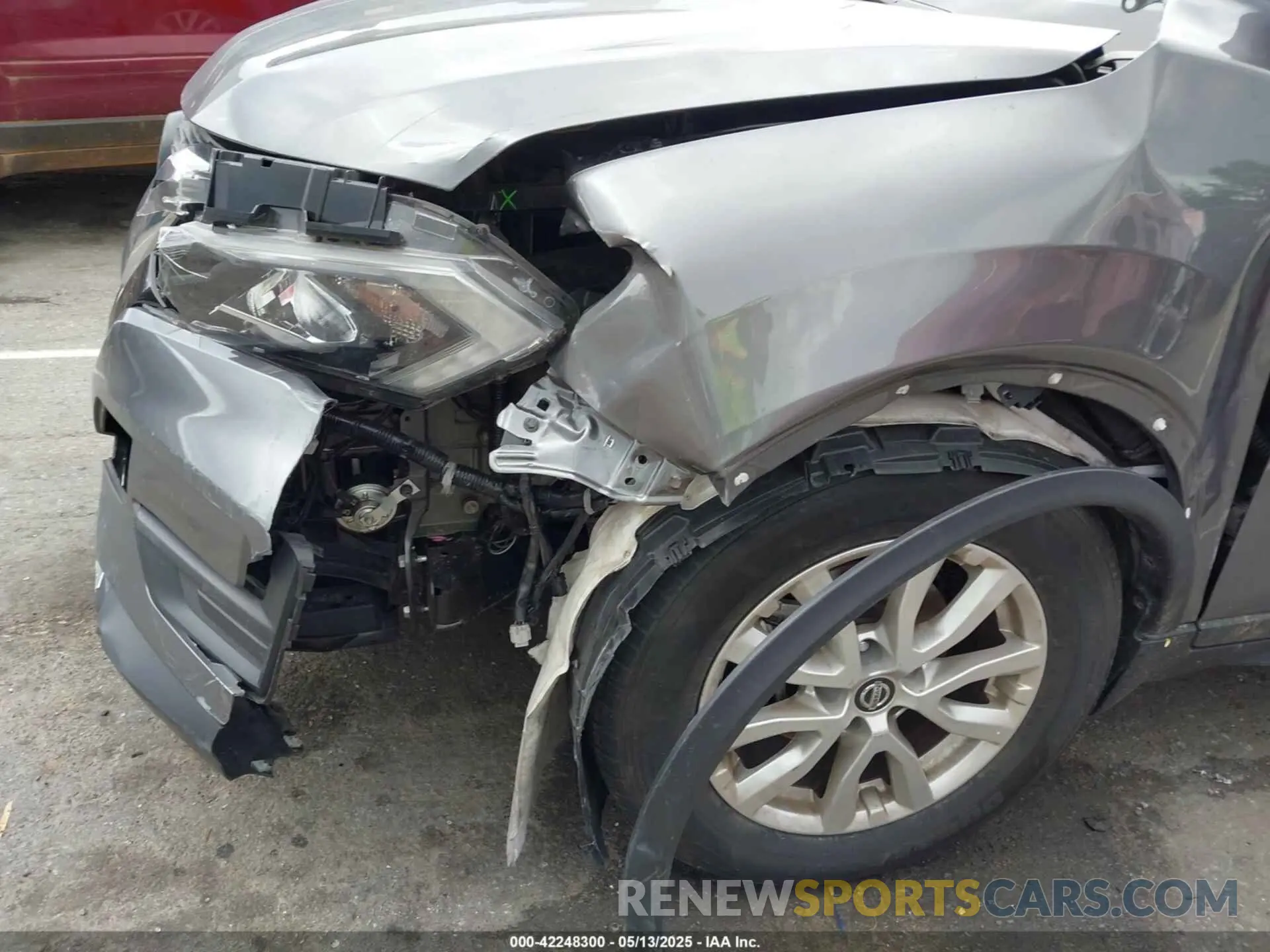 6 fotografías del automóvil dañado 5N1AT2MT8KC766342 NISSAN ROGUE 2019