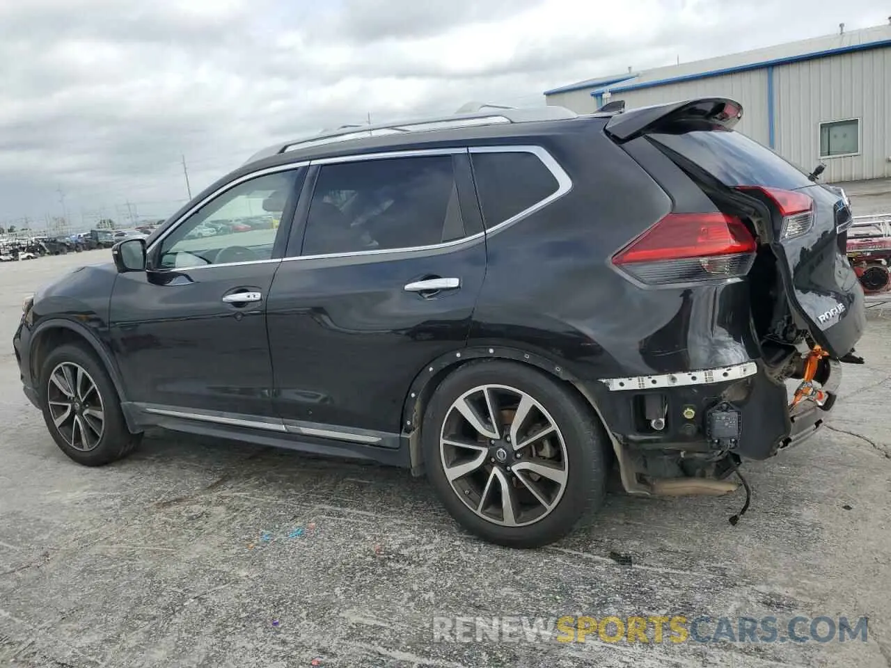 2 fotografías del automóvil dañado 5N1AT2MT8KC837006 NISSAN ROGUE 2019