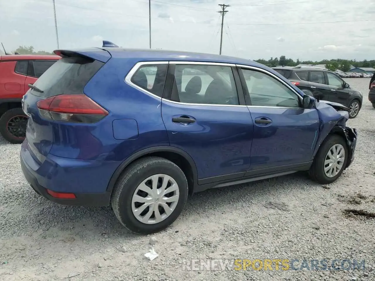 3 fotografías del automóvil dañado 5N1AT2MT9KC700351 NISSAN ROGUE 2019