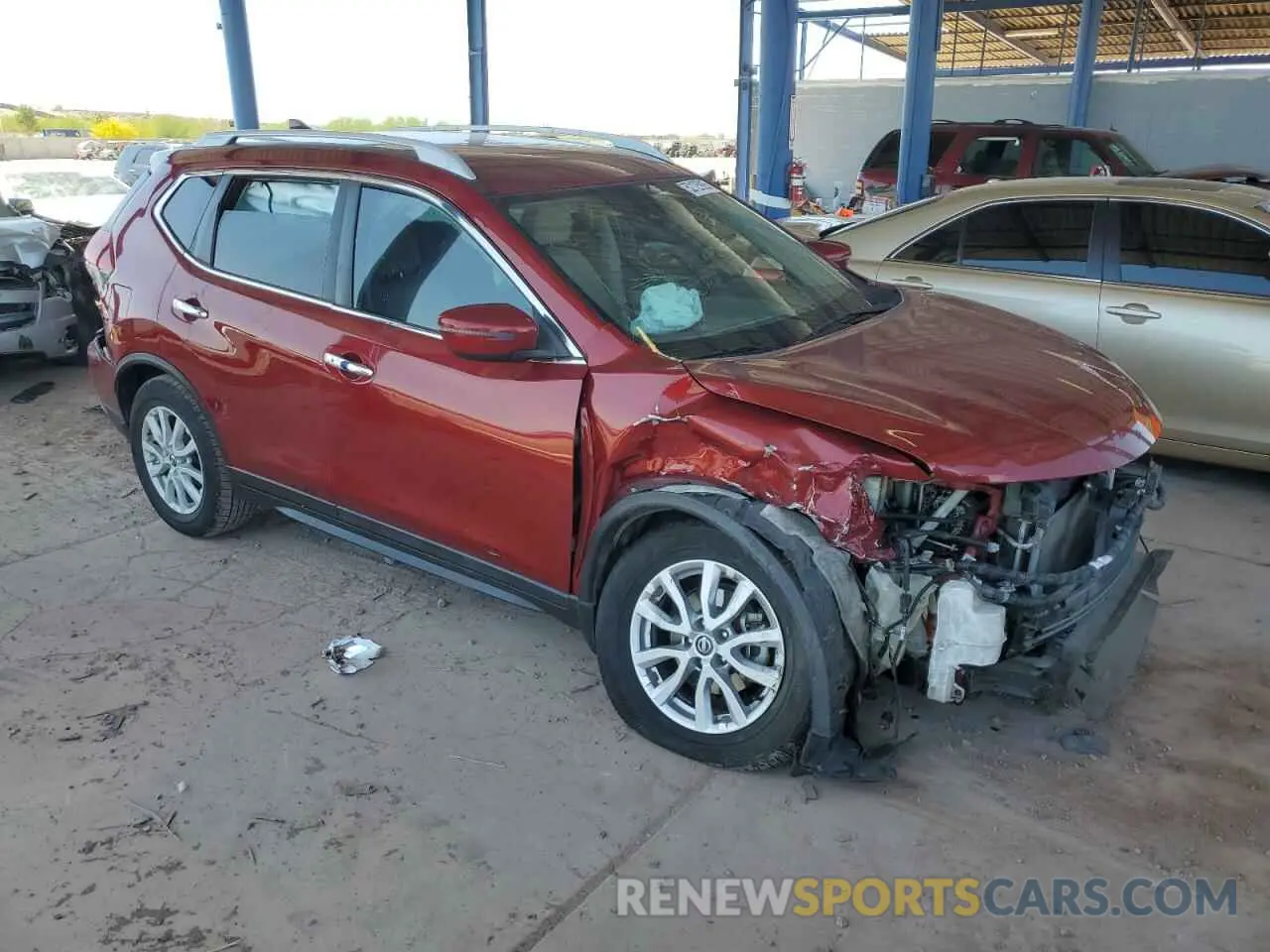 4 fotografías del automóvil dañado 5N1AT2MT9KC766964 NISSAN ROGUE 2019