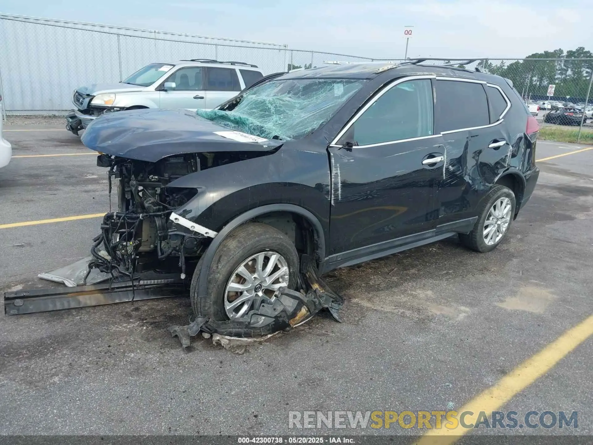 2 fotografías del automóvil dañado 5N1AT2MT9KC845180 NISSAN ROGUE 2019