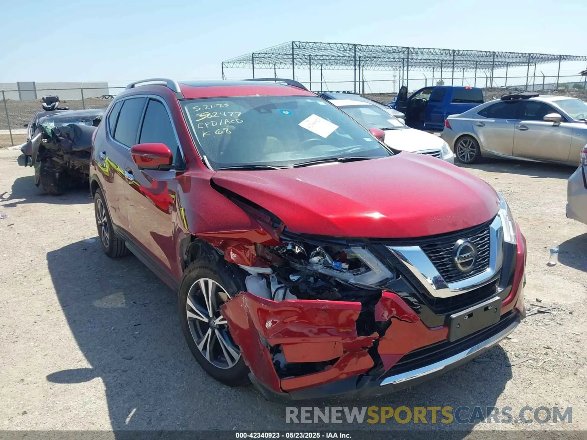 1 fotografías del automóvil dañado 5N1AT2MTXKC733228 NISSAN ROGUE 2019