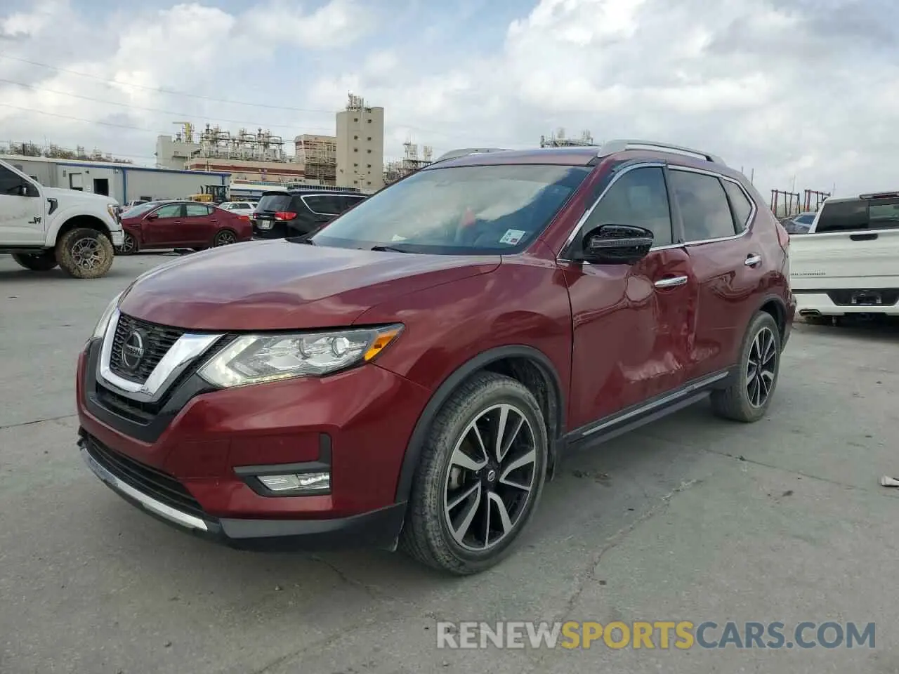 1 fotografías del automóvil dañado 5N1AT2MTXKC764138 NISSAN ROGUE 2019