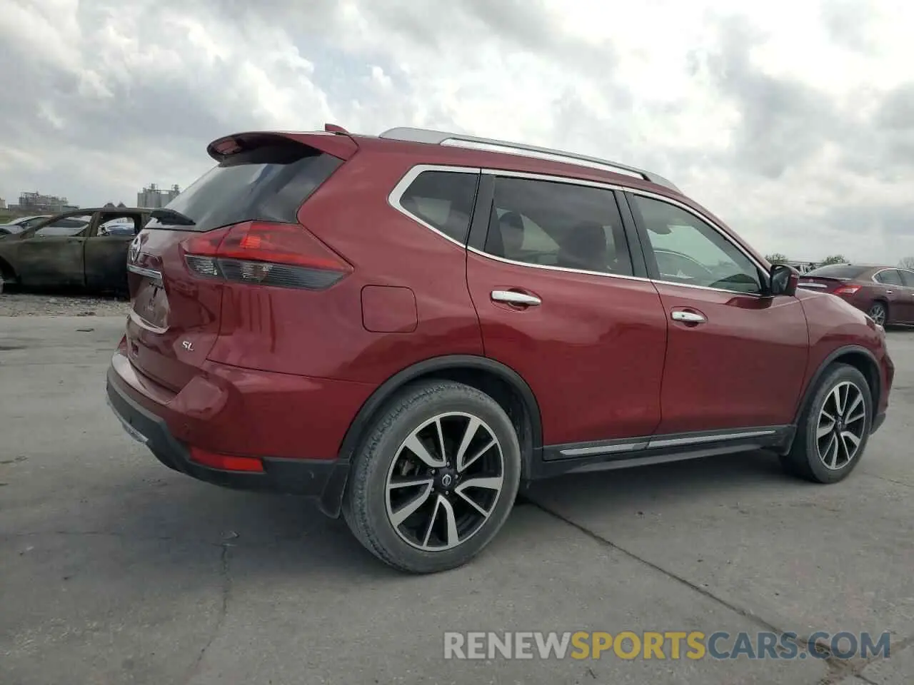 3 fotografías del automóvil dañado 5N1AT2MTXKC764138 NISSAN ROGUE 2019