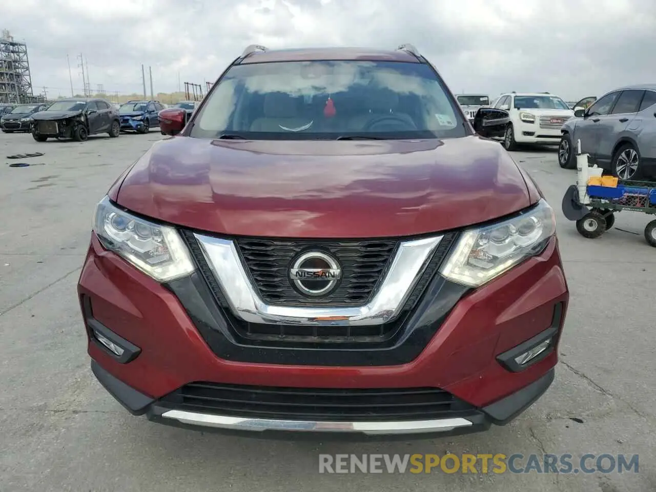 5 fotografías del automóvil dañado 5N1AT2MTXKC764138 NISSAN ROGUE 2019
