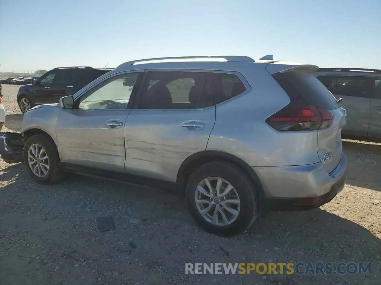 2 fotografías del automóvil dañado 5N1AT2MTXKC784731 NISSAN ROGUE 2019