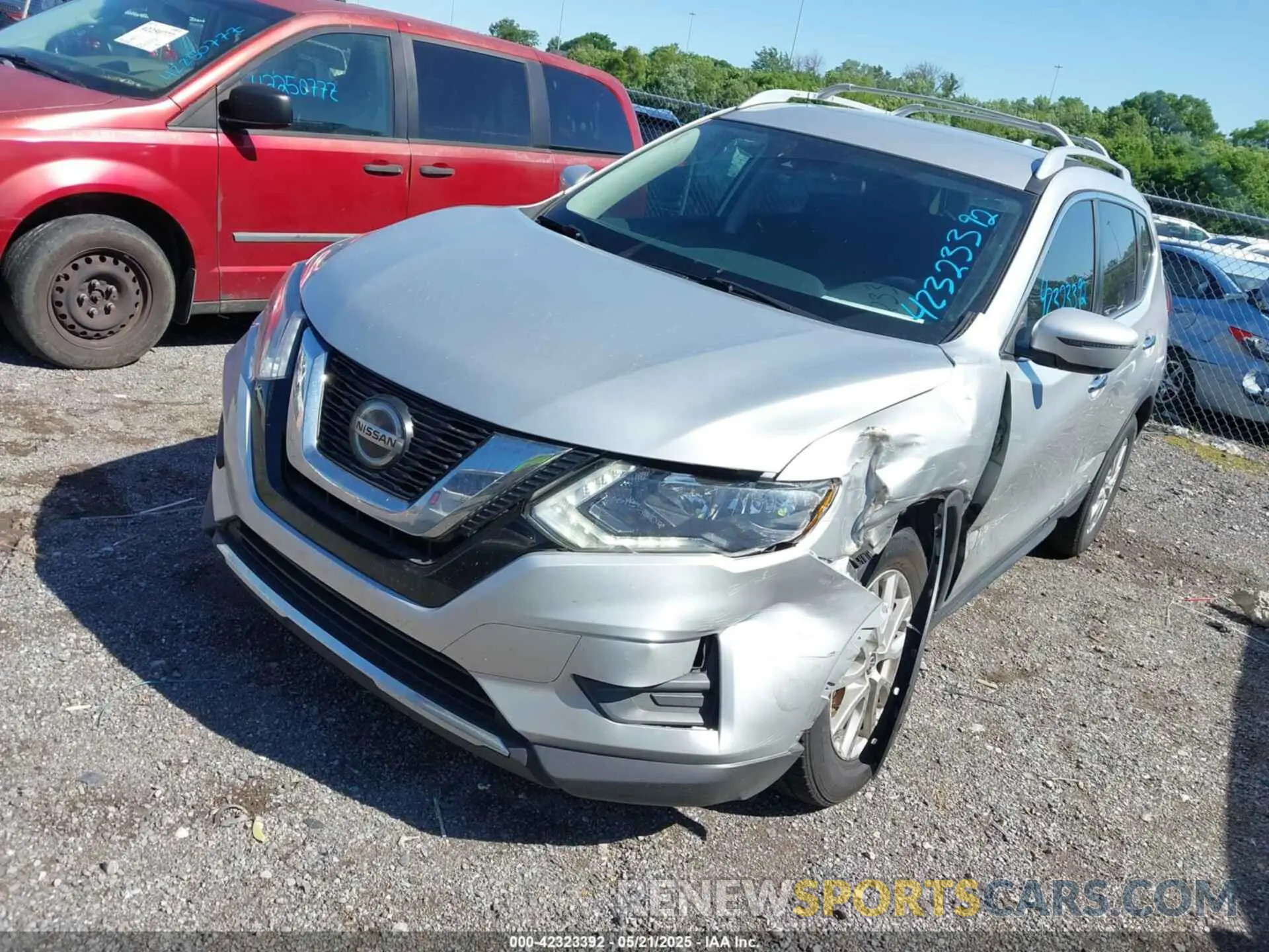 6 fotografías del automóvil dañado 5N1AT2MTXKC845155 NISSAN ROGUE 2019