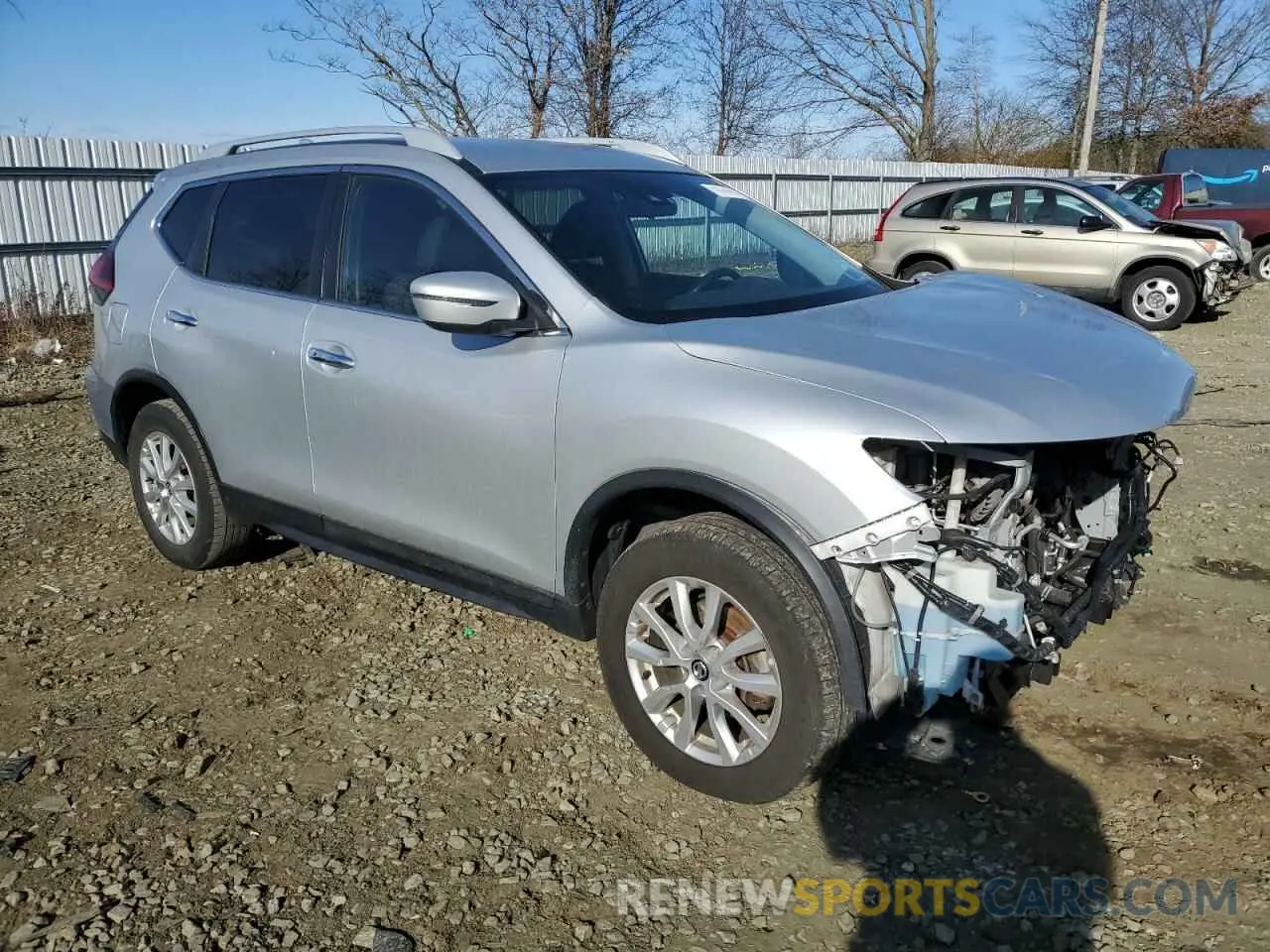 4 fotografías del automóvil dañado 5N1AT2MV0KC767504 NISSAN ROGUE 2019
