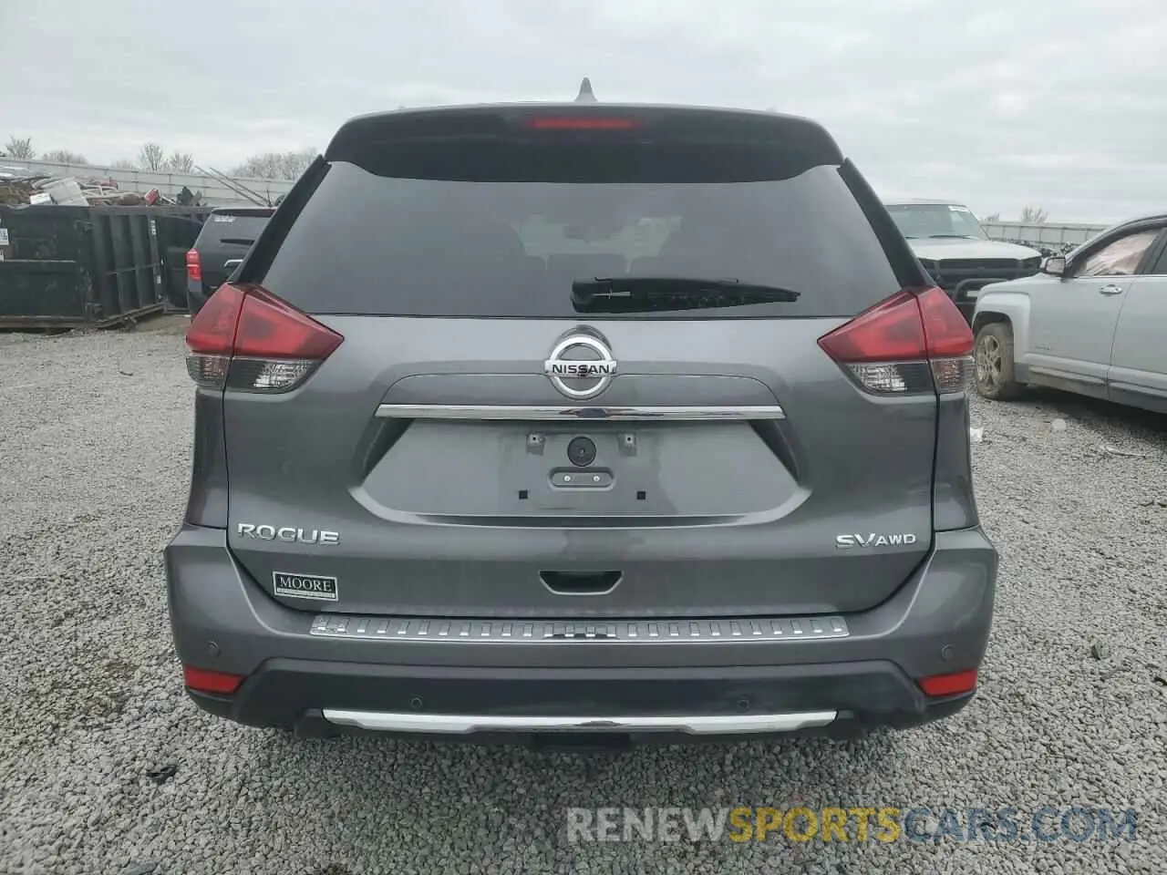 6 fotografías del automóvil dañado 5N1AT2MV0KC774775 NISSAN ROGUE 2019