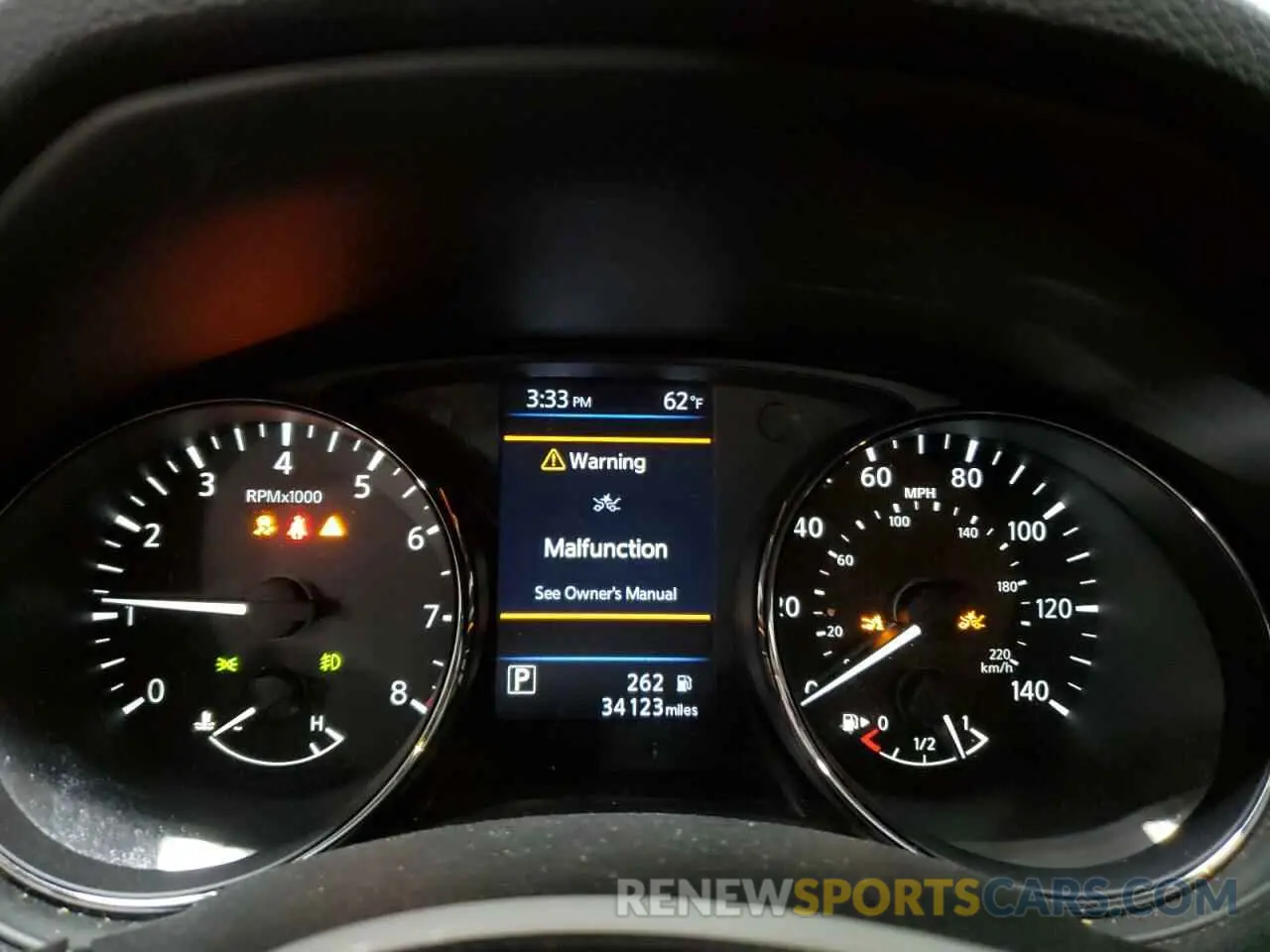 9 fotografías del automóvil dañado 5N1AT2MV0KC780639 NISSAN ROGUE 2019