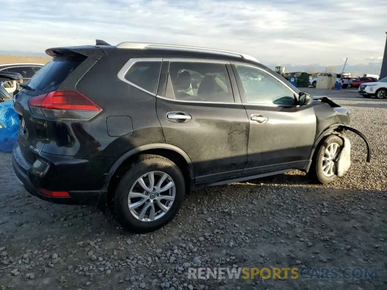 3 fotografías del automóvil dañado 5N1AT2MV1KC701740 NISSAN ROGUE 2019